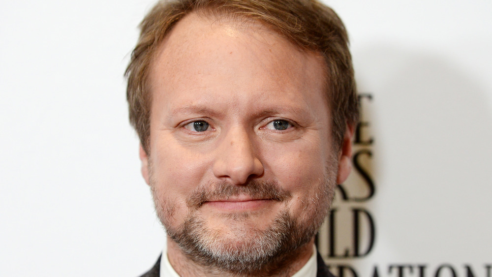 Rian Johnson smiling