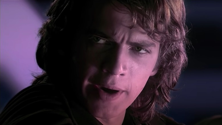 Hayden Christensen as Anakin talking