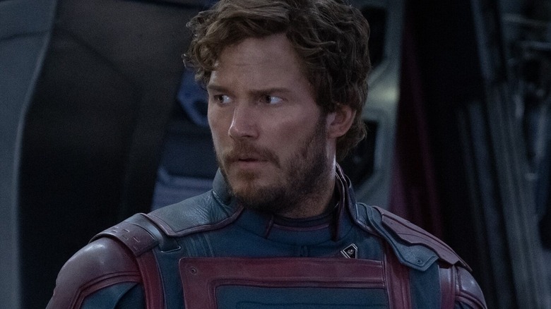 Star-Lord sideways glance