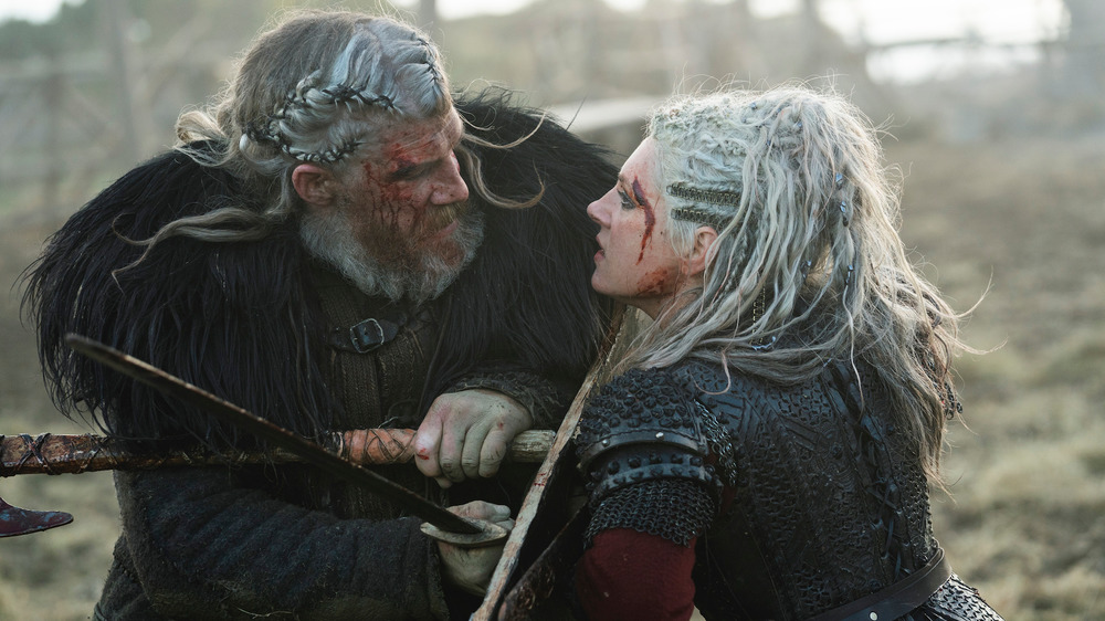 Lagertha does battle on Vikings