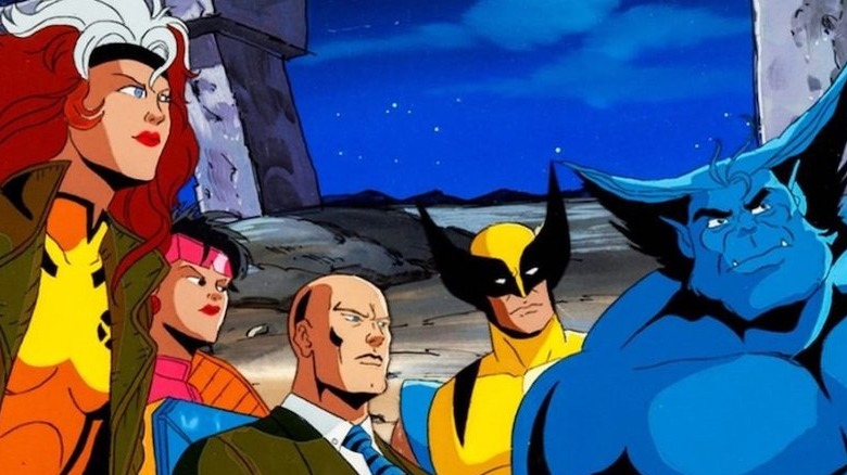 Animated X-Men team