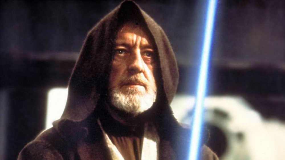 Alec Guiness as Obi-Wan Kenobi in Star Wars: A New Hope