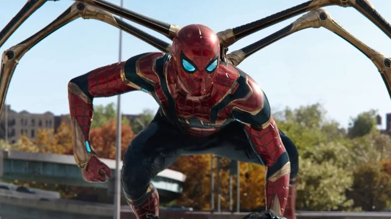 Spider-Man in the Iron Spider suit