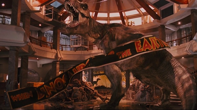 T-Rex roaring in victory (1993)