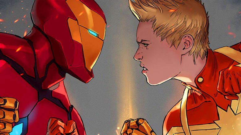 Captain Marvel vs. Iron Man