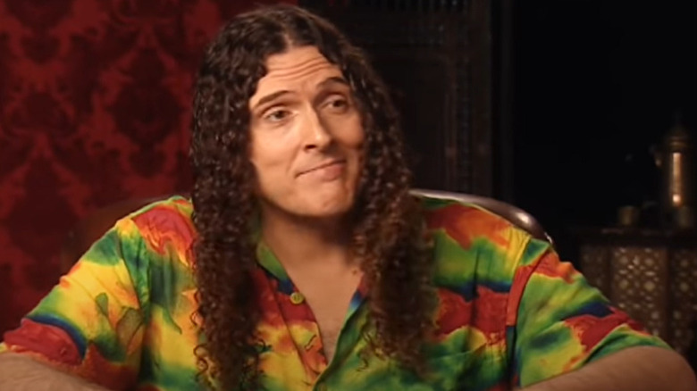 Weird Al wearing Hawaiian shirt