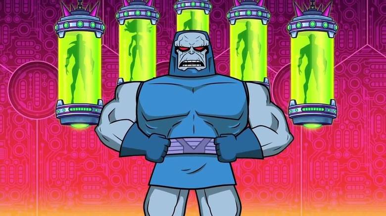 Cartoon Darkseid hands on hips