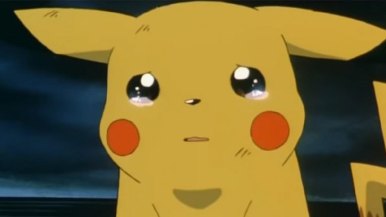 Pikachu crying