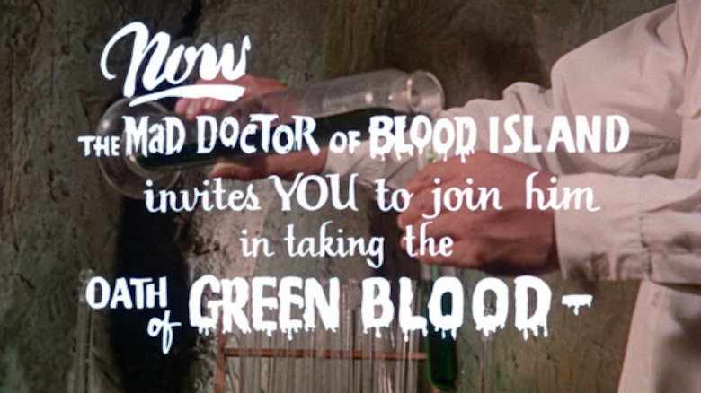 Text from Mad Doctor of Blood Island trailer