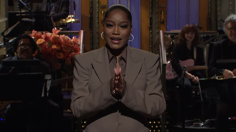 Keke Palmer doing SNL monologue