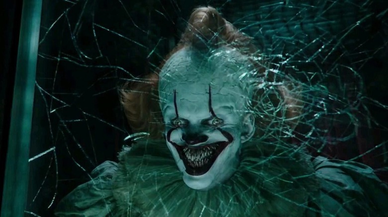 Pennywise in spider web