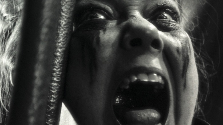 Harriet Sansom Harris screaming in Werewolf by Night