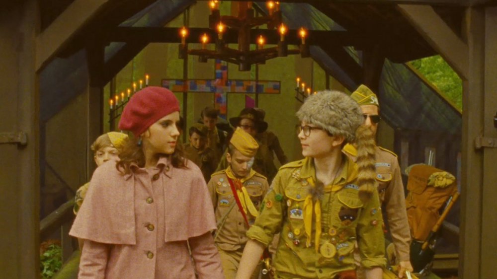 Kara Hayward and Jared Gilman in Moonrise Kingdom