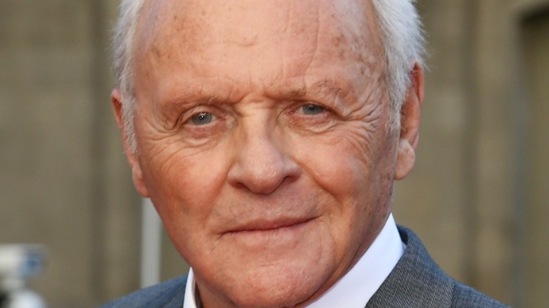 Anthony Hopkins smiling