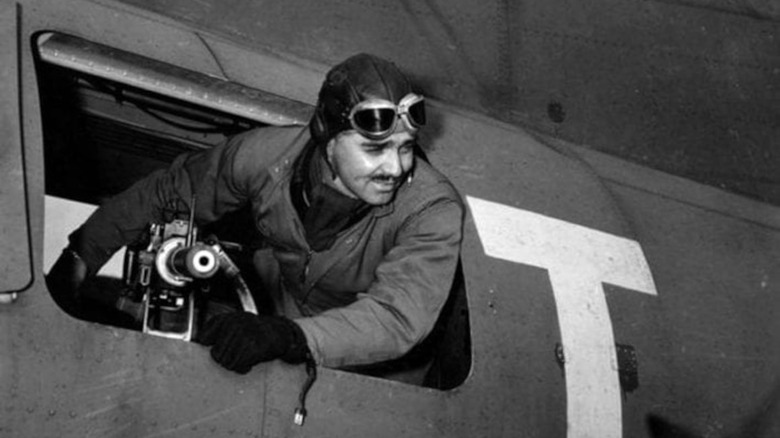 Clark Gable looking out of plane