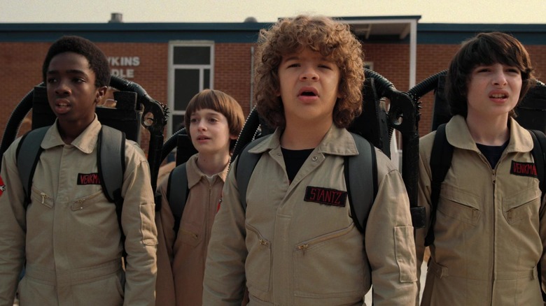 Stranger Things boys right side up