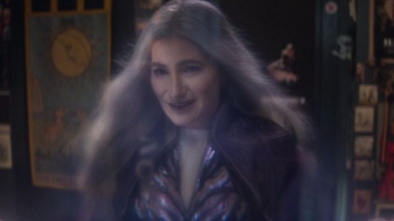 Ghost Agatha Harkness is smiling