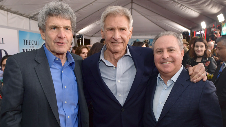 Alan Horn Harrison Ford Alan Bergman Posing