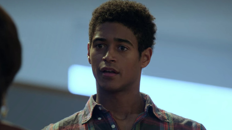 Alfred Enoch speaking as Wes Gibbins 