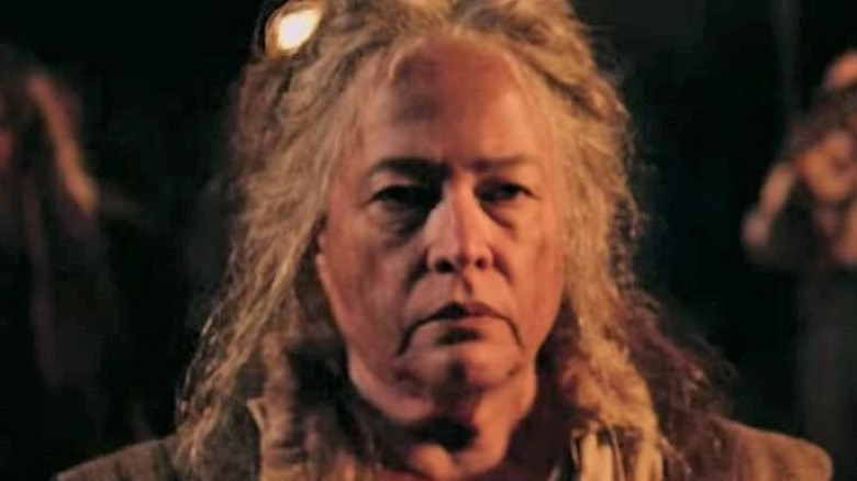 Kathy Bates looking stern