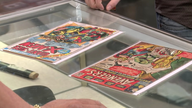 Avengers and X Men comic on Pawn Stars