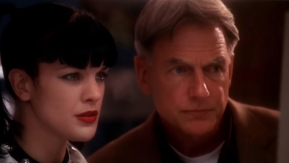 Mark Harmon and Pauley Perrette as Gibbs and Abby on NCIS