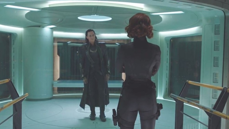 Natasha interrogates Loki