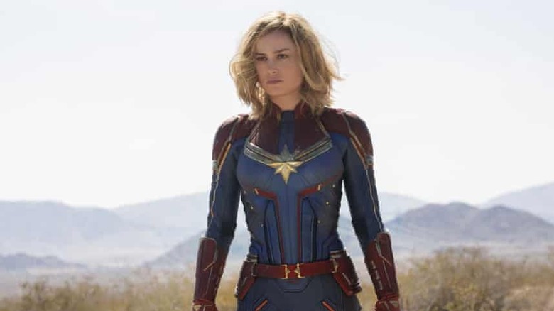 Carol Danvers standing.