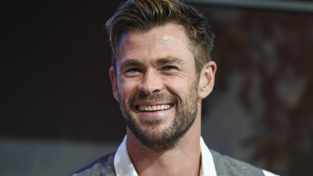 Chris Hemsworth smile