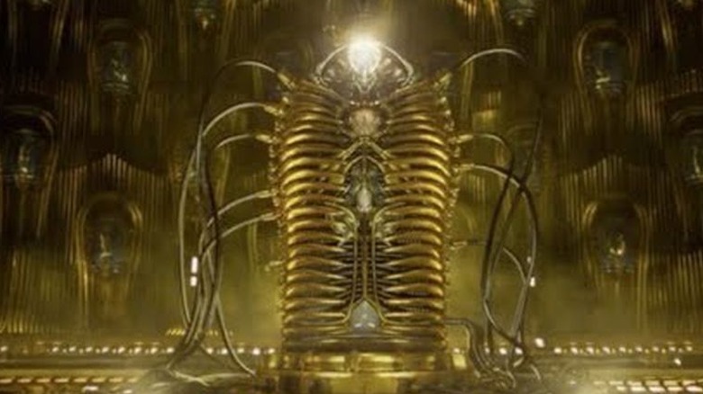 Warlock's cocoon in Guardians of the Galaxy Vol. 2