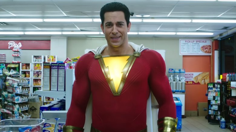 Zachary Levi Shazam smirk