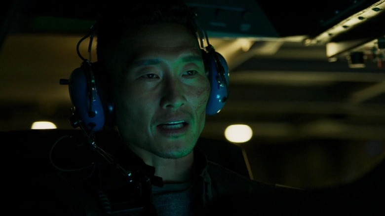 Ben Daimio piloting an aircraft