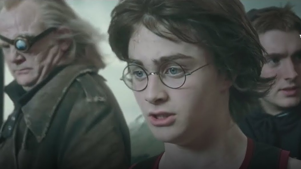 Harry Potter eating gillyweed