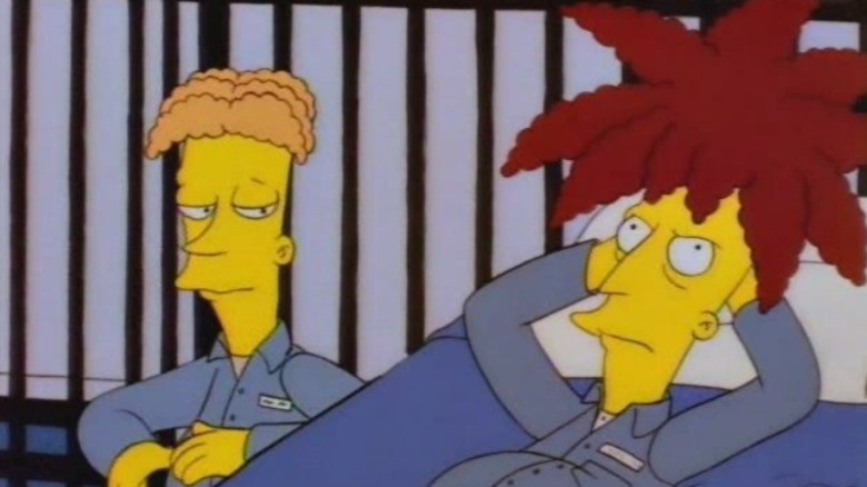 Cecil and Sideshow Bob on The Simpsons