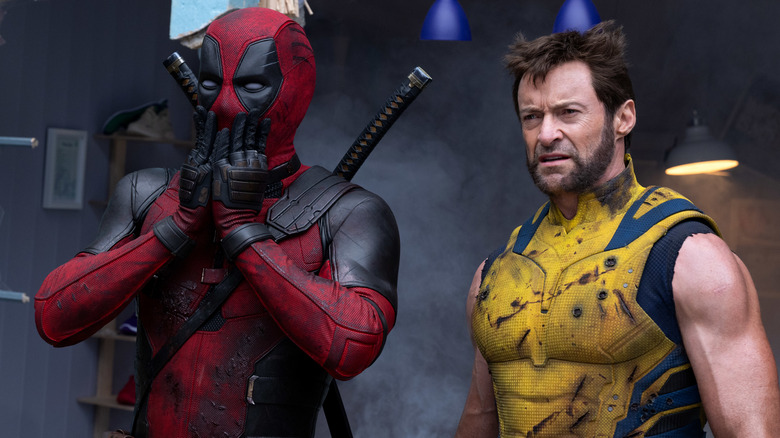 Deadpool and Wolverine react in Deadpool & Wolverine