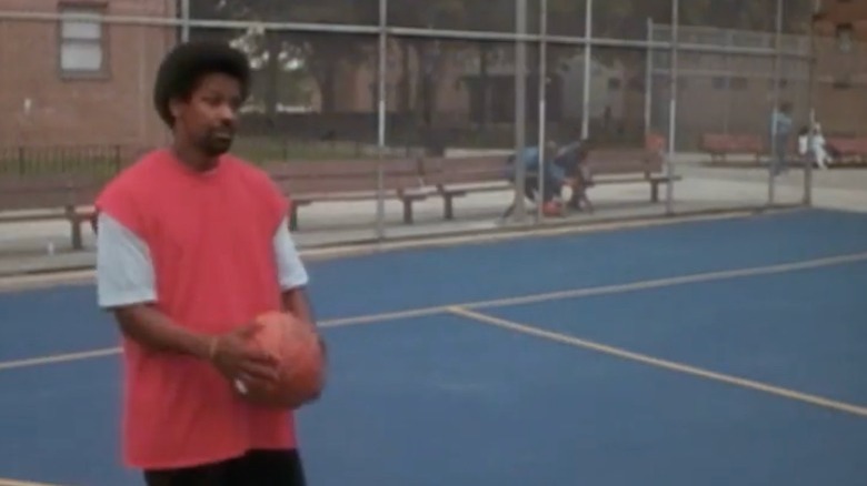 Denzel Washington and Ray Allen in He Got Game