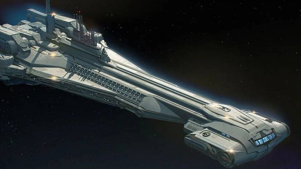 Concept art of the Galactic Starcruiser courtesy of Disney