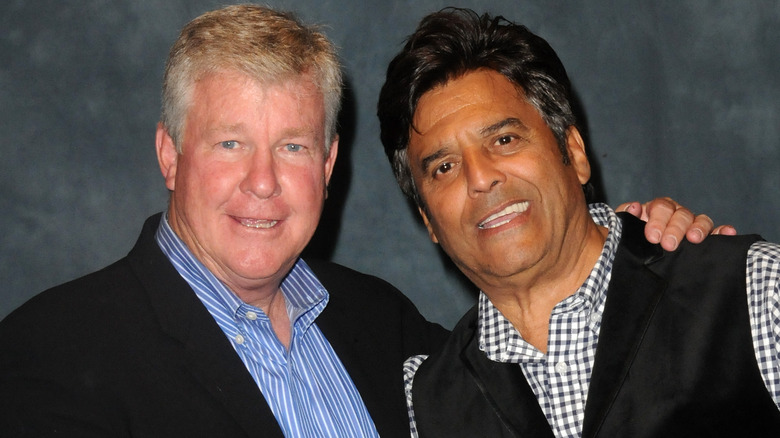 Larry Wilcox, Erik Estrada smiling