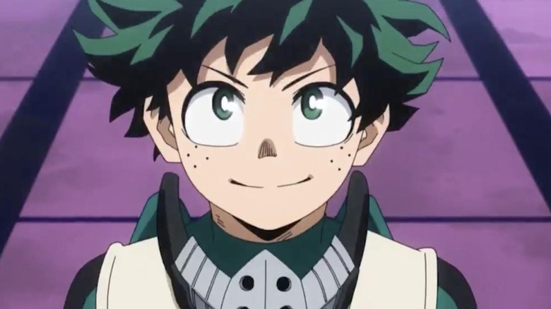 Izuku Midoriya (Deku) smiling