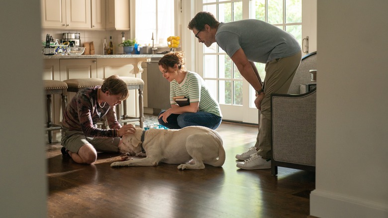 Fielding, Ginny and John with Gonker