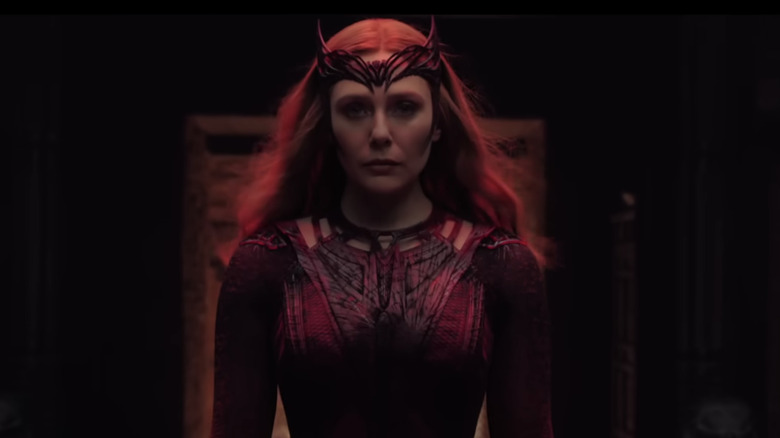 Scarlet Witch staring