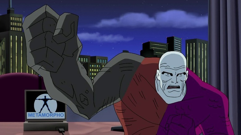 Metamorpho with a giant hand