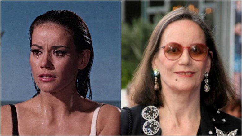 Claudine Auger then and now