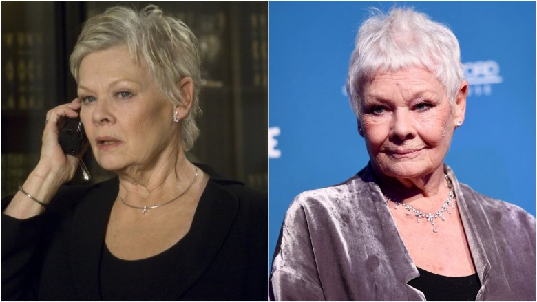 Judi Dench then and now