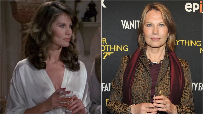 Maud Adams then and now with Britt Ekland and Jane Seymour