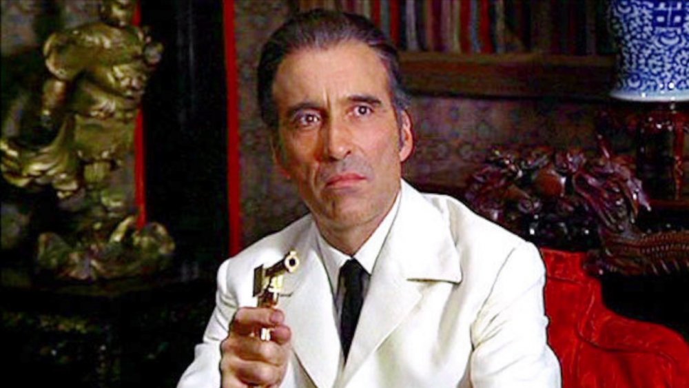 Christopher Lee as Francisco Scaramanga in The Man with the Golden Gun