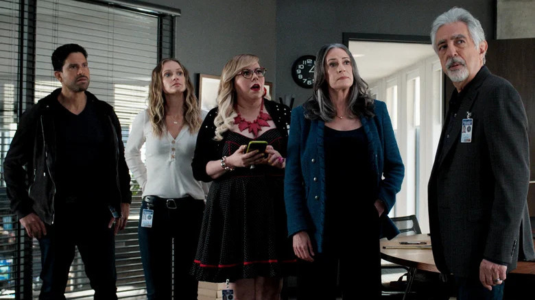 Criminal Minds: Evolution cast looking aghast