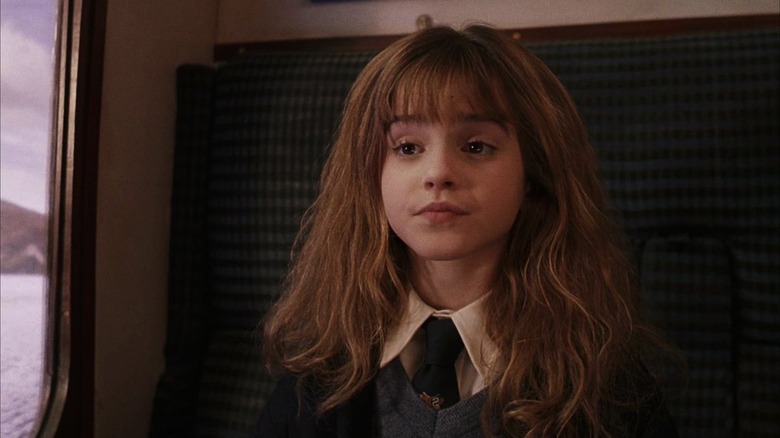 Hermione on the train