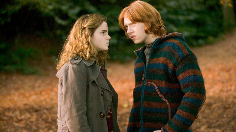 Ron speaks to Hermione