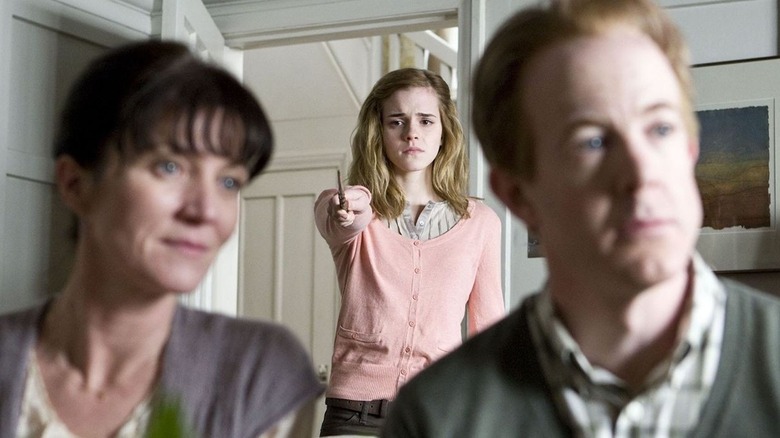 Hermione bewitches her parents